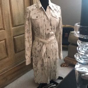 Christian Dior leather trench coat